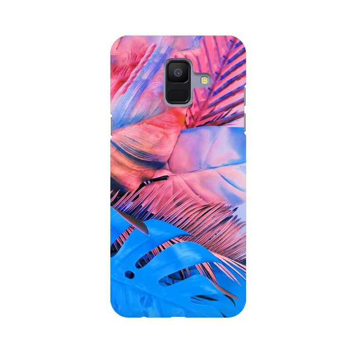 Leafy Abstract Pattern Samsung A6 Cover - The Squeaky Store