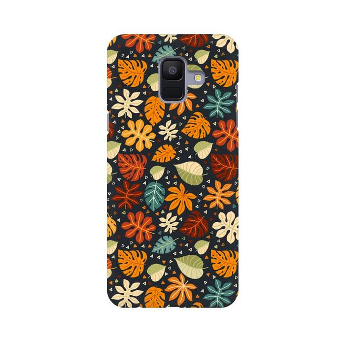 Leafy Abstract Pattern Samsung A6 Cover - The Squeaky Store
