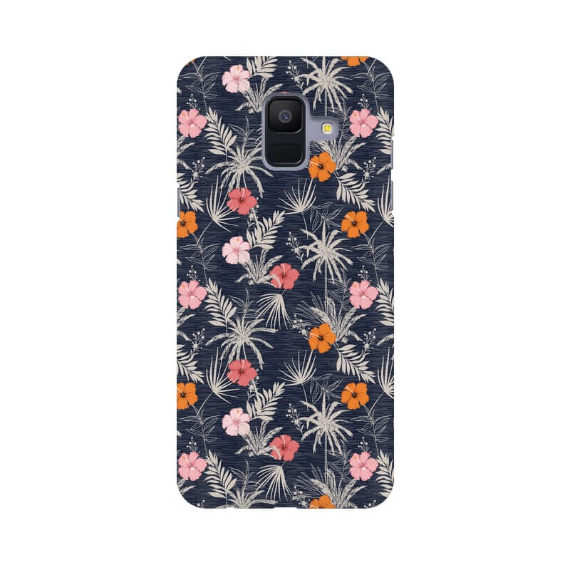 Floral Abstract Designer Samsung A6 Cover - The Squeaky Store