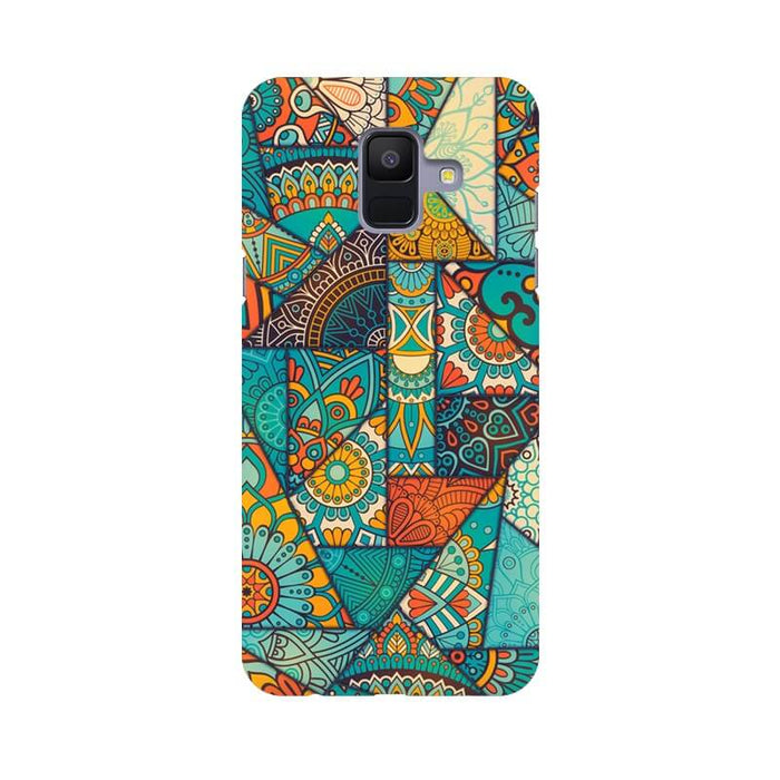 Abstract Geometric Pattern Samsung A6 Cover - The Squeaky Store
