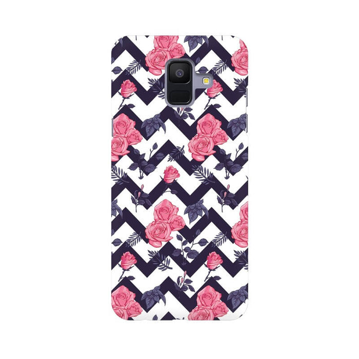 Zigzag Abstract Designer Samsung A6 Cover - The Squeaky Store