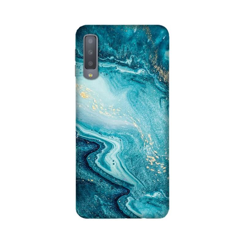 Water Abstract Pattern Designer Samsung A7 (2018) Cover - The Squeaky Store