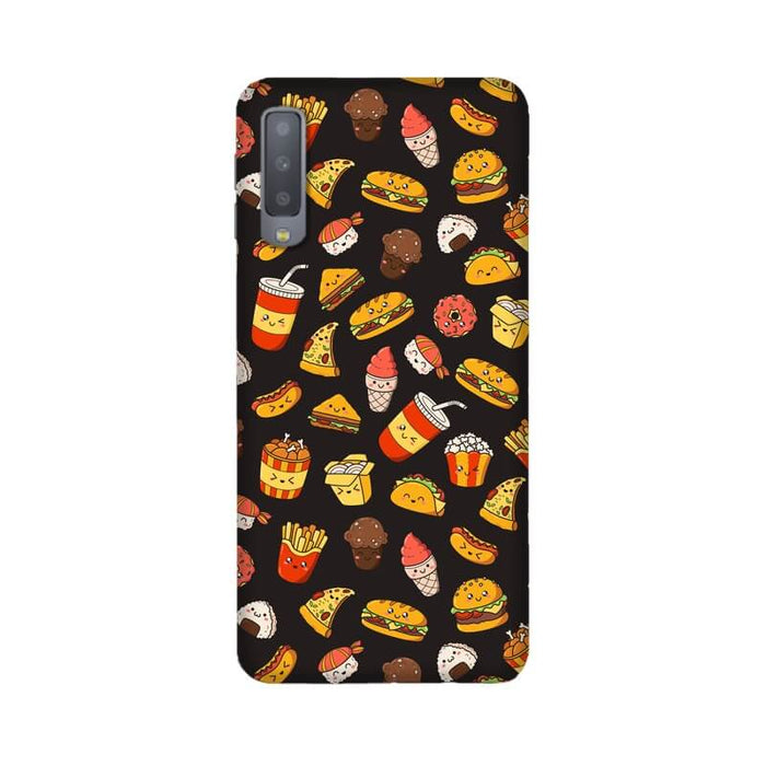 Foodie Abstract Pattern Designer Samsung A7 (2018) Cover - The Squeaky Store