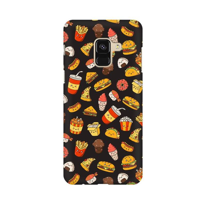 Foodie Abstract Pattern Samsung A8 STAR Cover - The Squeaky Store