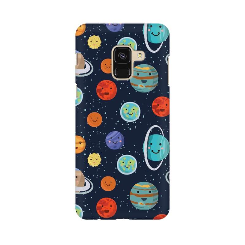 Planets Abstract Pattern Samsung A8 STAR Cover - The Squeaky Store