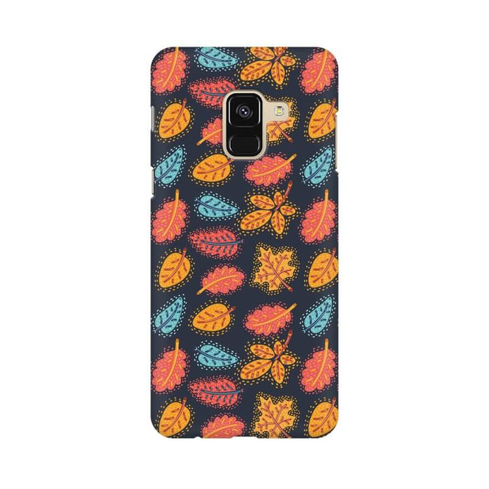 Leafy Abstract Pattern Samsung A9 (2018) Cover - The Squeaky Store