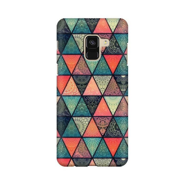 Triangular Colourful Pattern Samsung A9 STAR Cover - The Squeaky Store