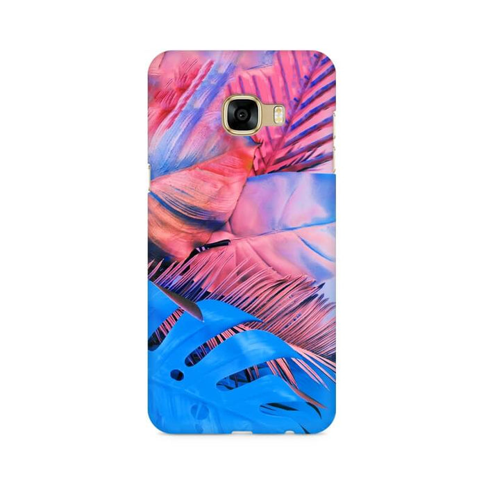 Beautiful Leaves Abstract Pattern Samsung C7 PRO Cover - The Squeaky Store