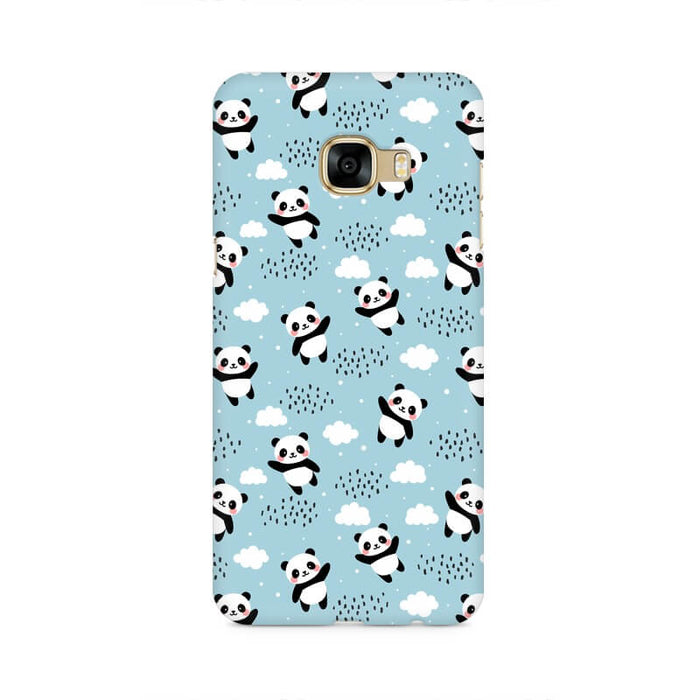 Cute Panda Abstract Pattern Samsung C7 Cover - The Squeaky Store