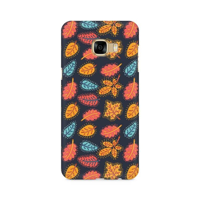 Beautiful Leaves Abstract Pattern Samsung C7 PRO Cover - The Squeaky Store
