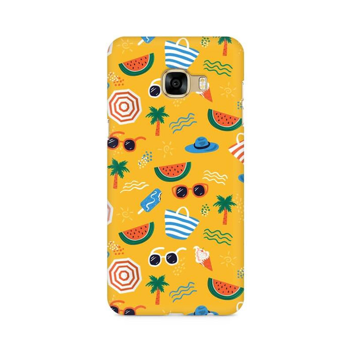 Beach Lover Abstract Pattern Samsung C7 PRO Cover - The Squeaky Store