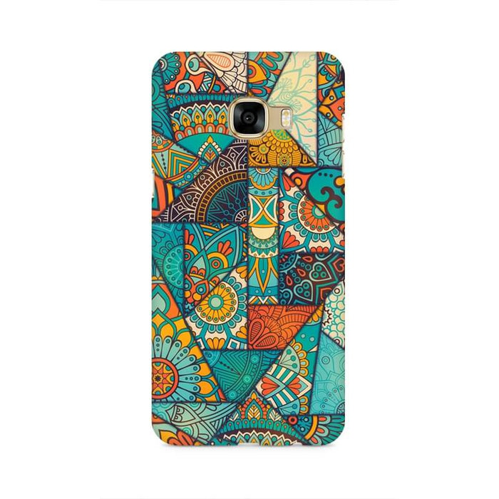 Abstract Geometric Pattern Samsung C7 PRO Cover - The Squeaky Store