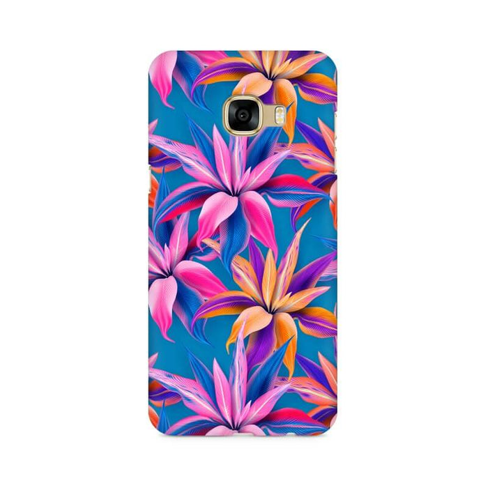 Leaves Abstract Pattern Samsung C7 PRO Cover - The Squeaky Store