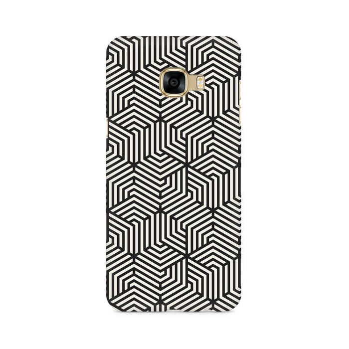 Abstract Optical Illusion Samsung C7 PRO Cover - The Squeaky Store