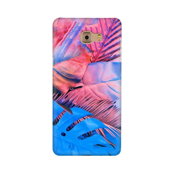 Colorful Leaves Abstract Designer Samsung C9 Cover - The Squeaky Store