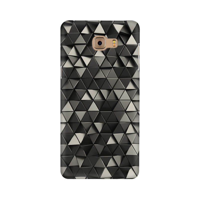 Triangular Abstract Designer Samsung C9 PRO Cover - The Squeaky Store