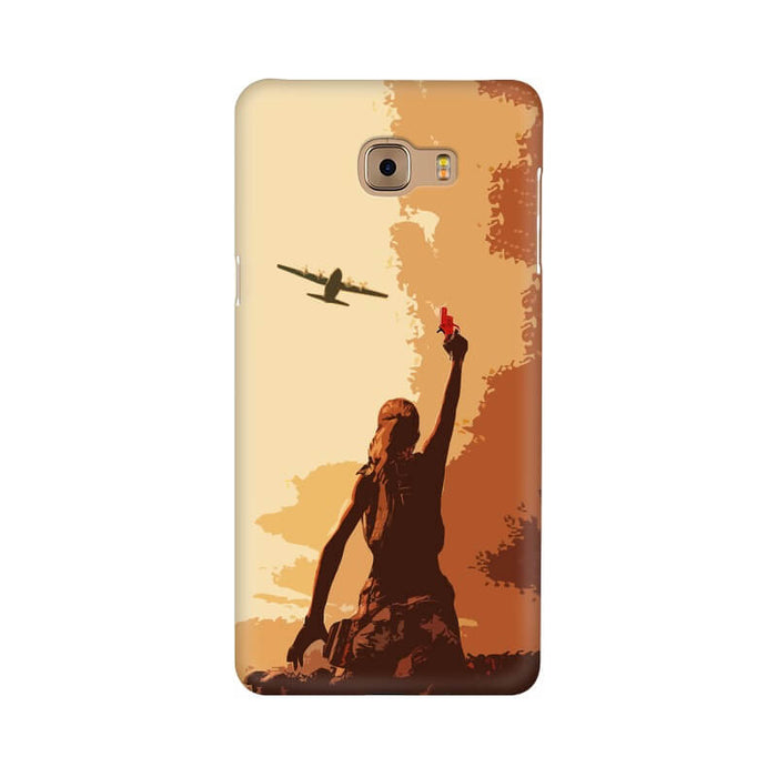 Pubg Girl Abstract Designer Samsung C9 Cover - The Squeaky Store