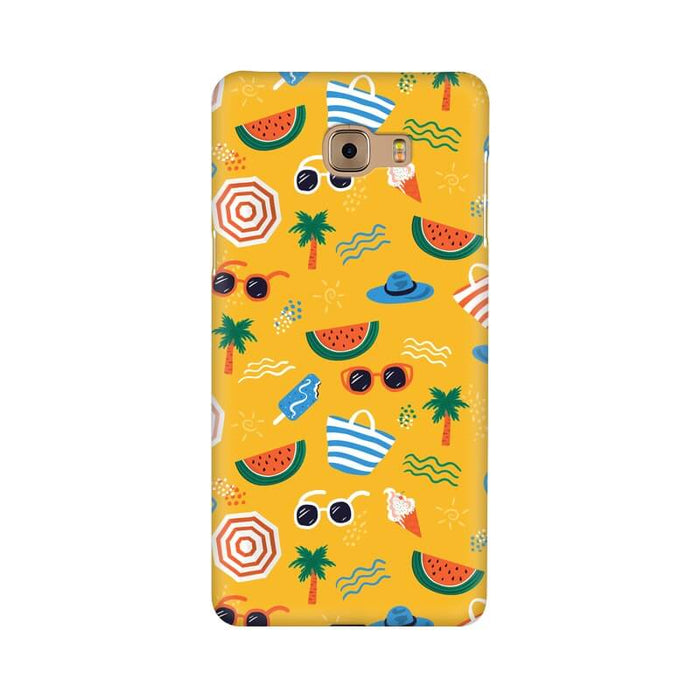 Beach Lover Absract Designer Samsung C9 PRO Cover - The Squeaky Store
