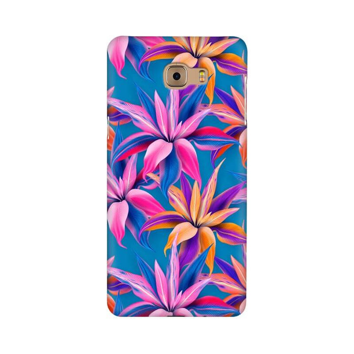 Leaves Pattern Abstract Designer Samsung C9 Cover - The Squeaky Store