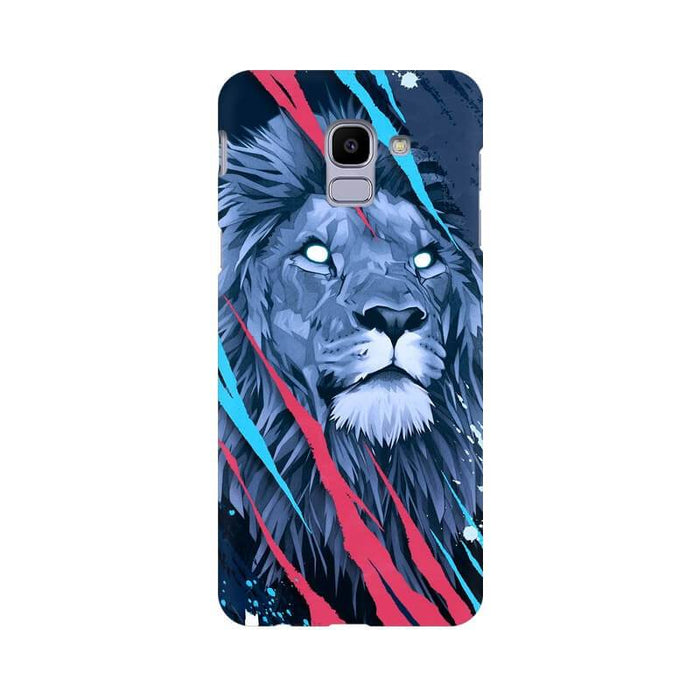 Abstract Fearless Lion Samsung J6 PRO Cover - The Squeaky Store