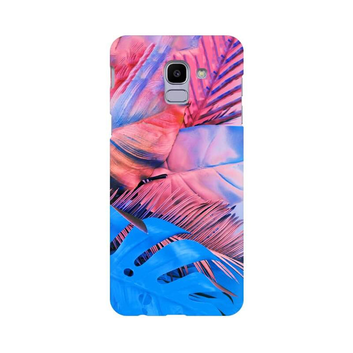 Leafy Abstract Pattern Samsung J6 Cover - The Squeaky Store