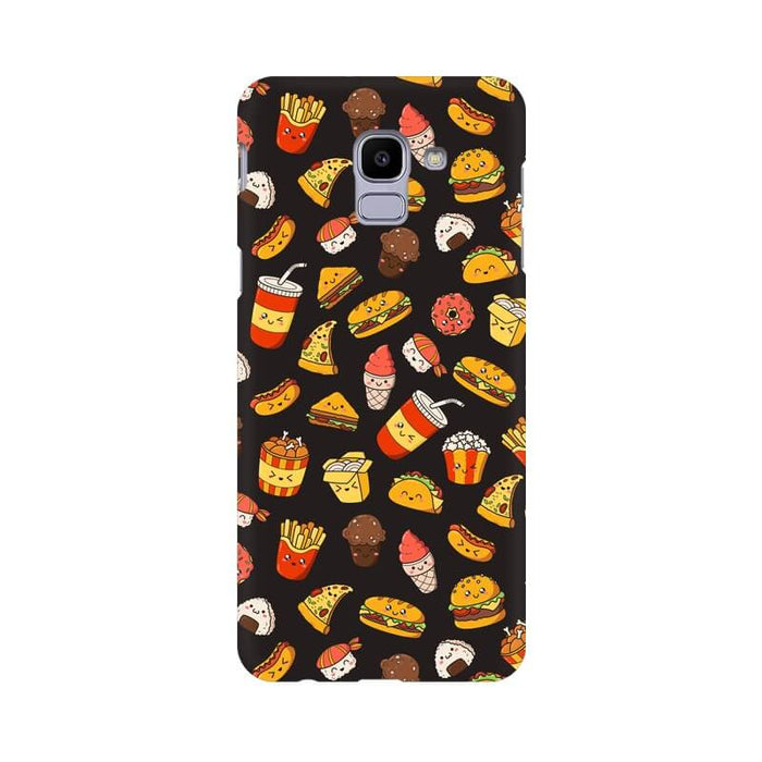 Foodie Abstract Pattern Designer Samsung J6 Cover - The Squeaky Store