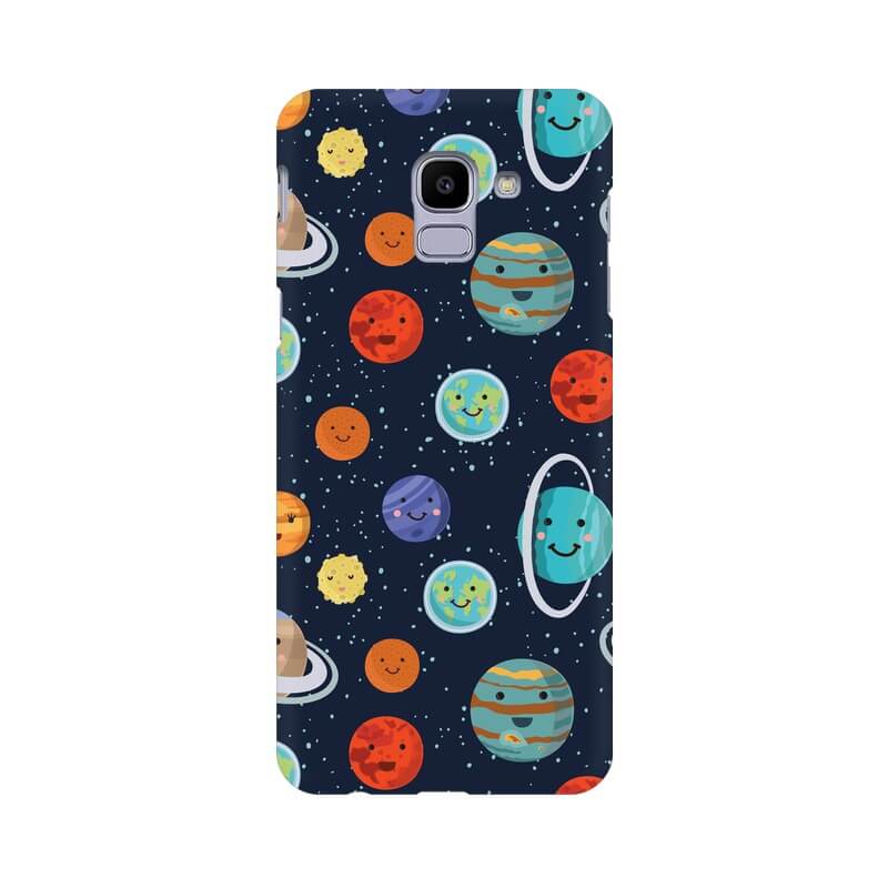 Planets Abstract Pattern Designer Samsung J6 Cover - The Squeaky Store