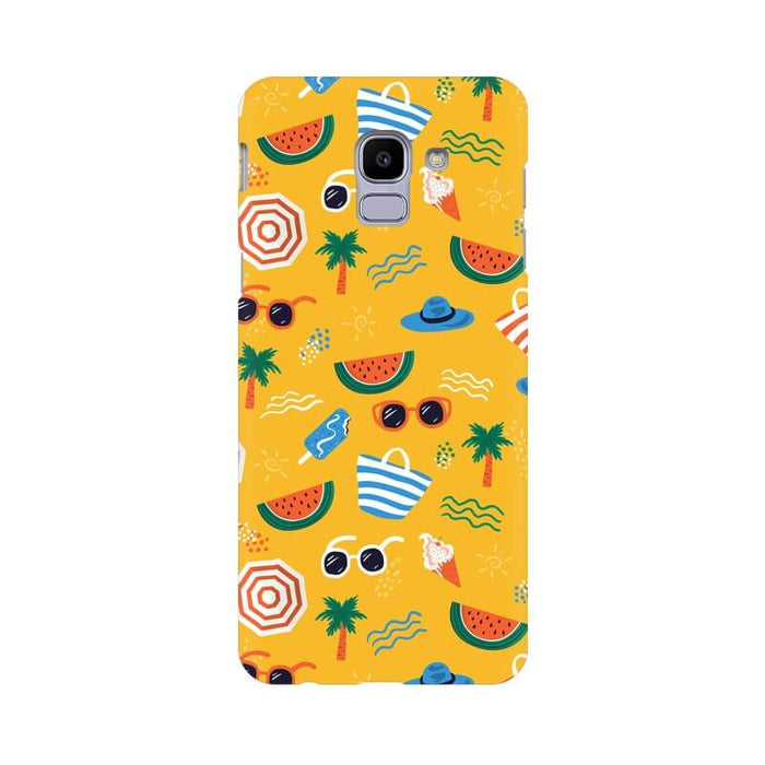 Beach Abstract Pattern Designer Samsung J6 Cover - The Squeaky Store