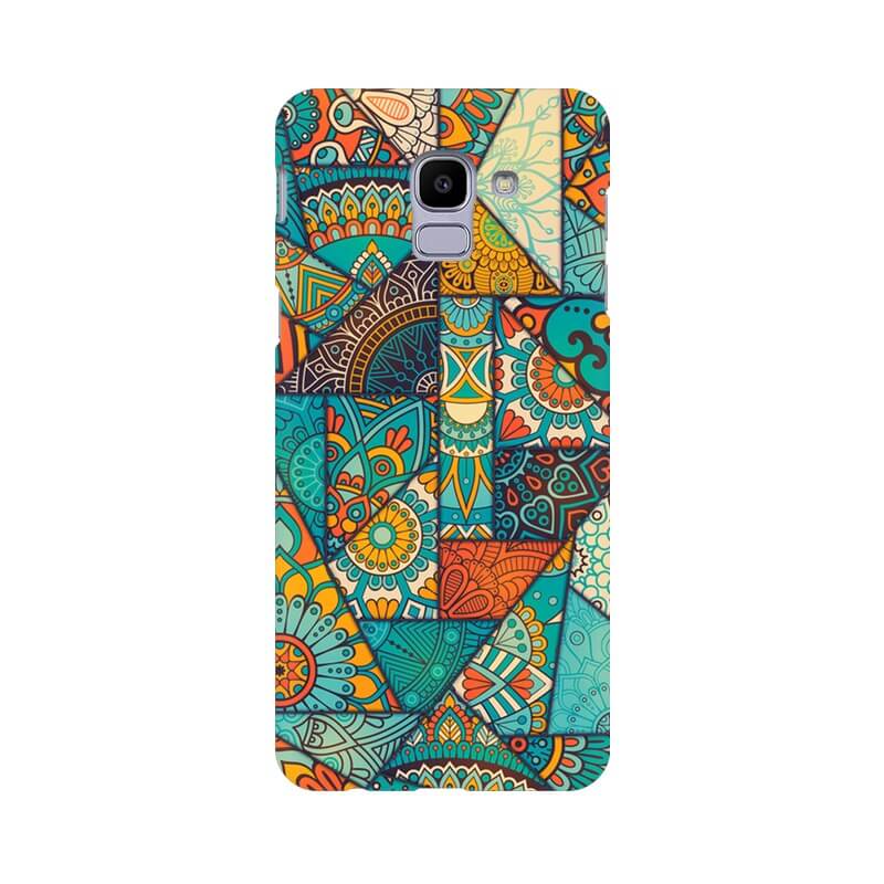 Abstract Geometric Pattern Samsung J6 Cover - The Squeaky Store