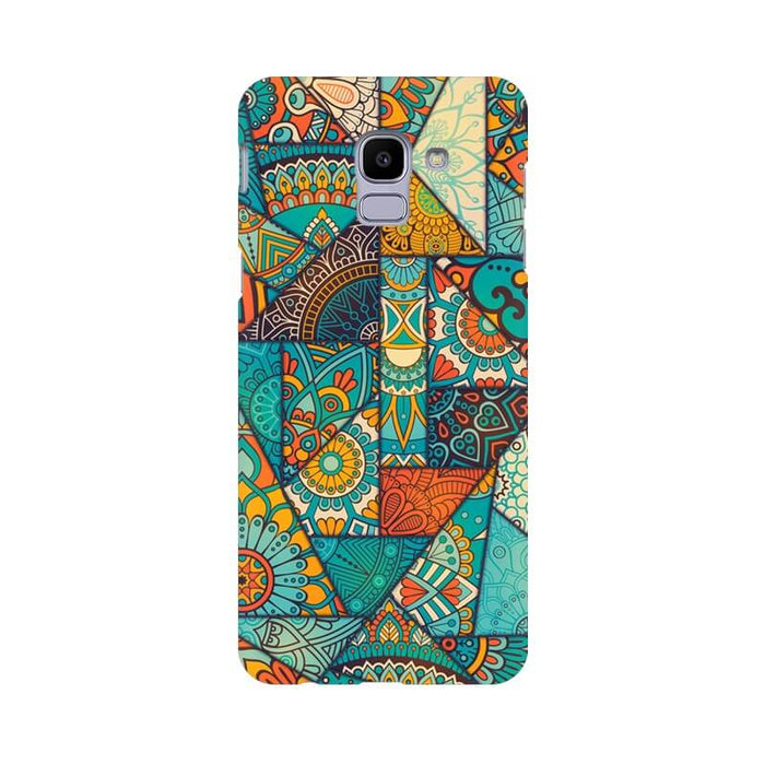 Abstract Geometric Pattern Samsung J6 Cover - The Squeaky Store