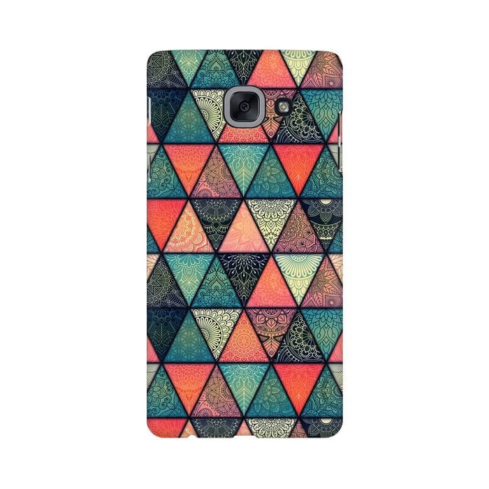 Triangular Colourful Pattern Samsung J7 MAX Cover - The Squeaky Store