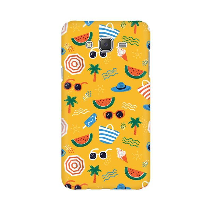 Beach Lover Illustration Designer Samsung J7 NXT Cover - The Squeaky Store