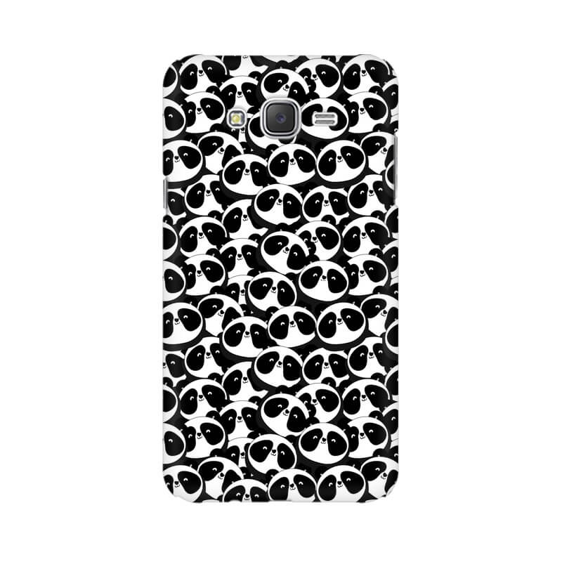 Panda Abstract Pattern Samsung J7 NXT Cover - The Squeaky Store