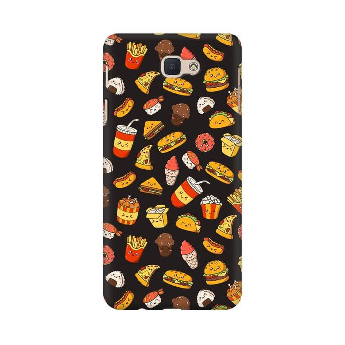 Foodie Abstract Pattern Samsung J7 Prime Cover - The Squeaky Store