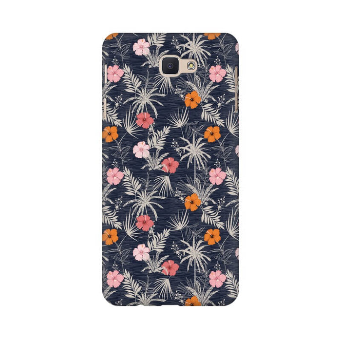 Leaves & Flowers Abstract Pattern Samsung J7 Prime Cover - The Squeaky Store