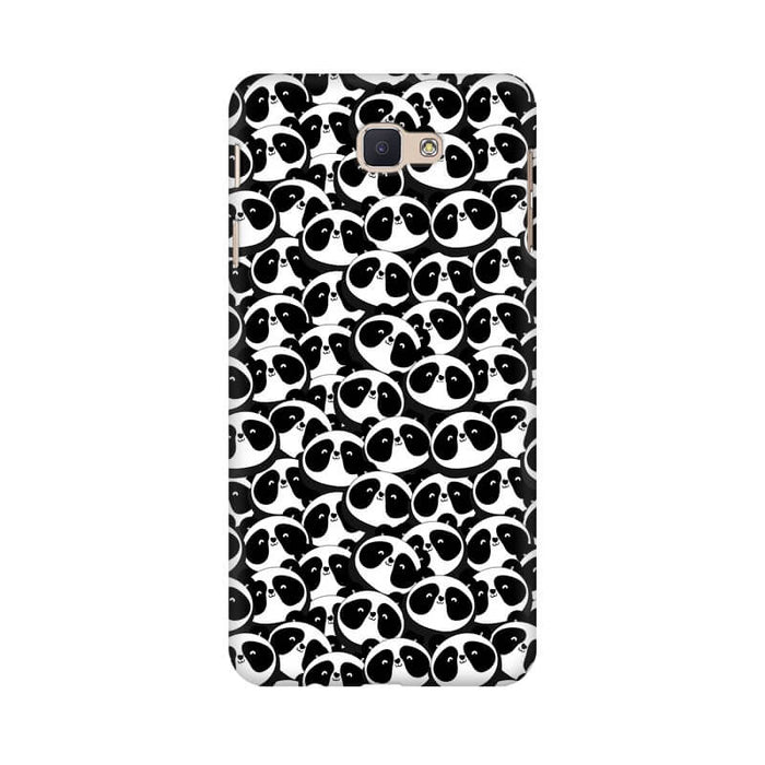Panda Abstract Pattern Samsung J7 Prime Cover - The Squeaky Store