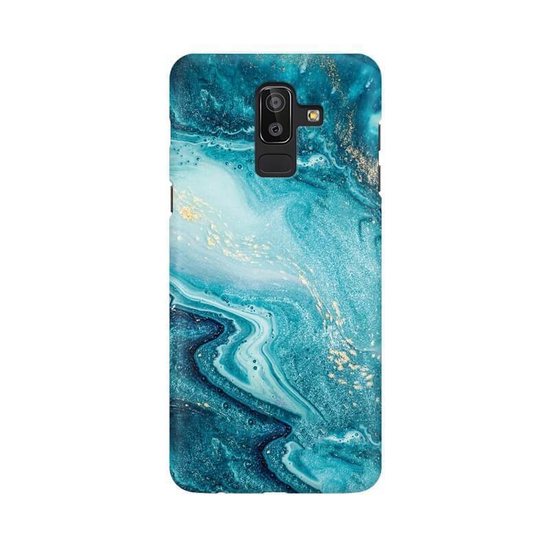 Abstract Water Illustration Samsung J8 Cover - The Squeaky Store