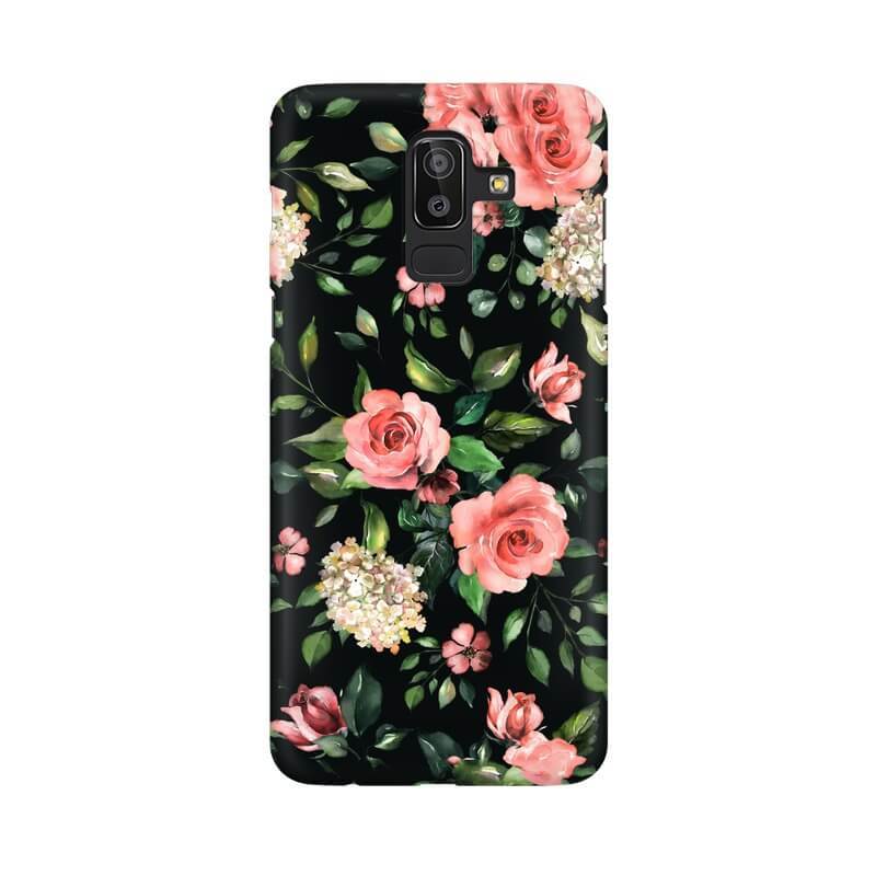 Beautiful Rose Pattern Samsung A6 Plus Cover - The Squeaky Store