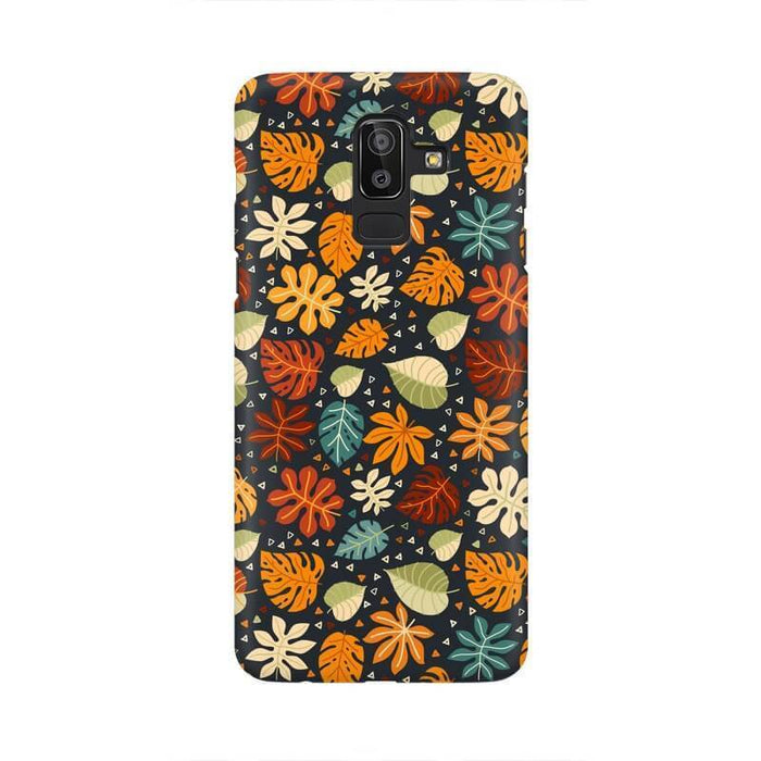 Cute Leafy Pattern Samsung A6 Plus Cover - The Squeaky Store