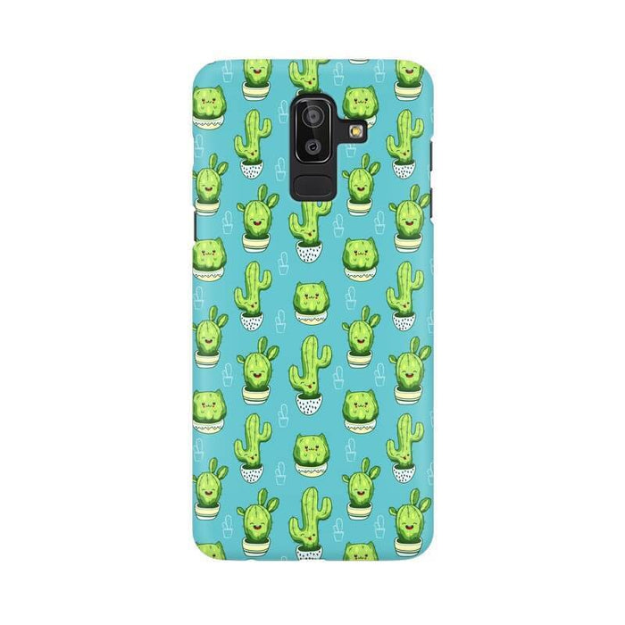 Cute Cactus Pattern Samsung A6 Plus Cover - The Squeaky Store