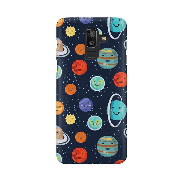 Cute Planets Pattern Samsung J8 Cover - The Squeaky Store