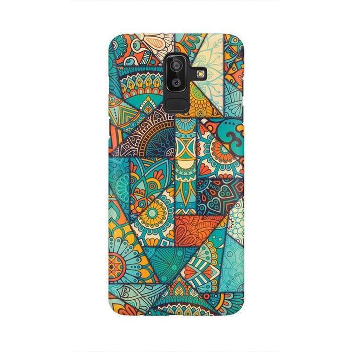 Abstract Geometric Pattern Samsung A6 Plus Cover - The Squeaky Store