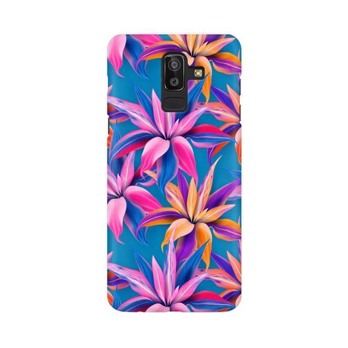Beautiful Flower Pattern Samsung J8 Cover - The Squeaky Store