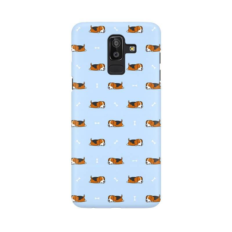 Cute Dog with Bone Pattern Designer Samsung On8 Cover - The Squeaky Store