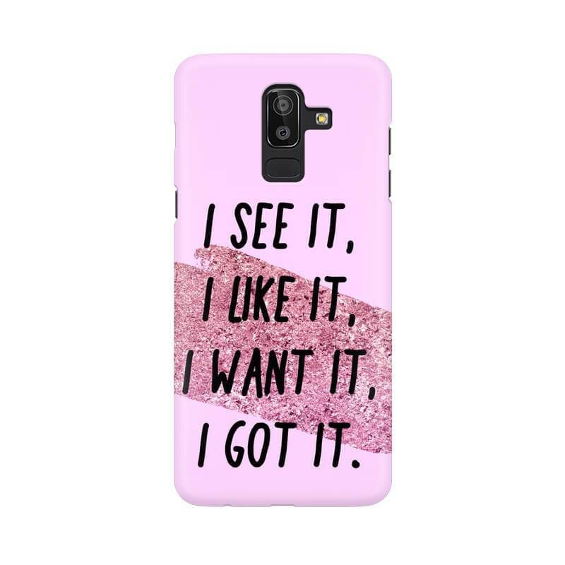 I see it , I like it !! Quote Designer Samsung On8 Cover - The Squeaky Store