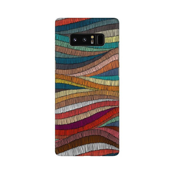 Colorful Abstract Wavy Pattern Samsung S10 Cover - The Squeaky Store