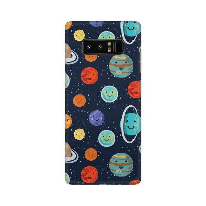 Planets Pattern Designer Samsung Note 8 Cover - The Squeaky Store