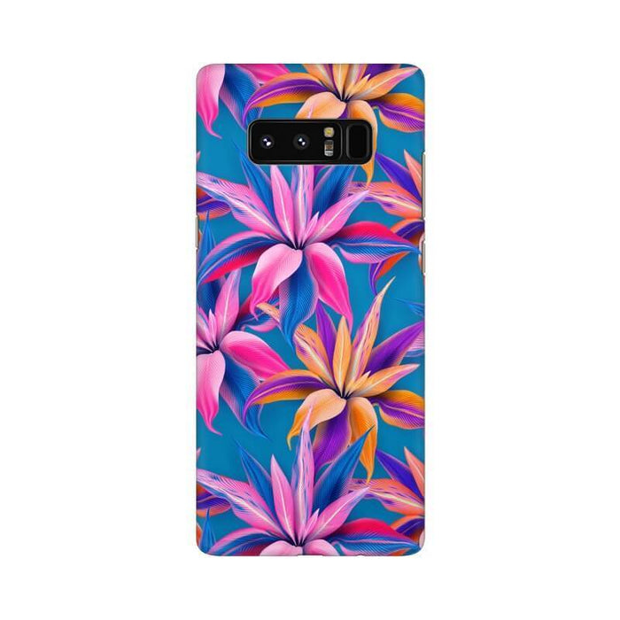 Leafy Abstract Pattern 1 Samsung Note 8 Cover - The Squeaky Store