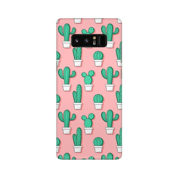 Cute Cactus Designer Abstract Pattern Samsung Note 8 Cover - The Squeaky Store