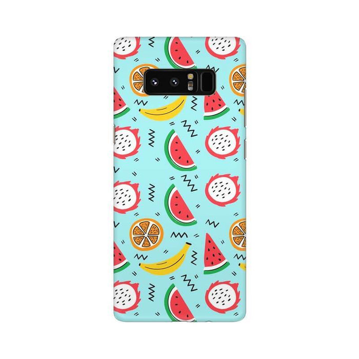 Tropical Fruits Designer Abstract Pattern Samsung Note 8 Cover - The Squeaky Store